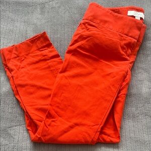 LOFT Vibrant Orange Pants